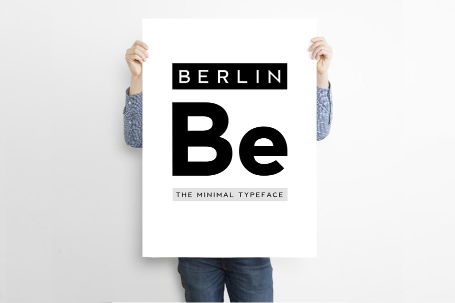 Пример шрифта Berlin Regular